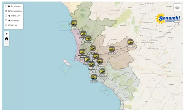 Temperatura en Lima Temperatura en Lima