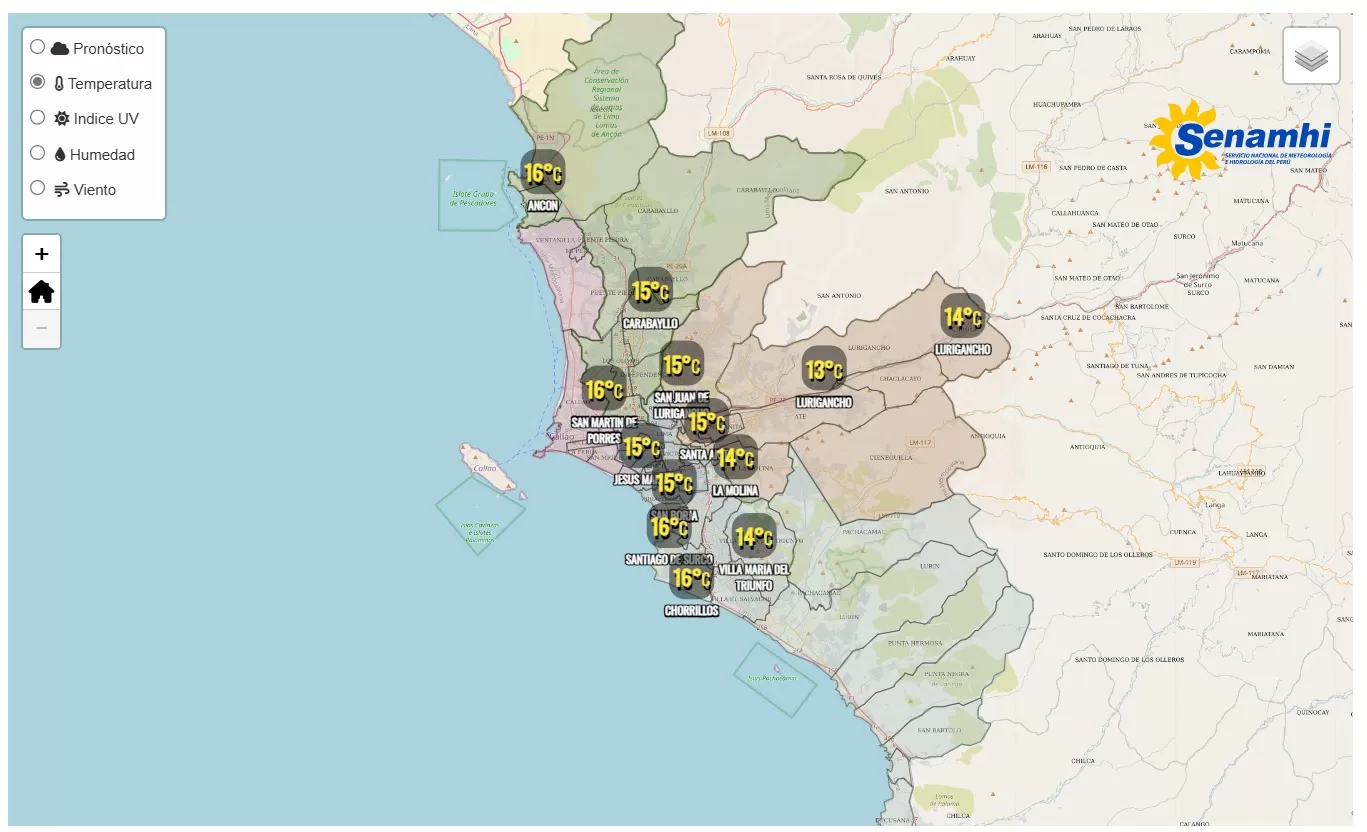 Temperatura en Lima