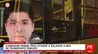 Cobrador muere tras ataque a bus en San Martín de Porres