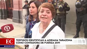 La investigada dijo que la tesorería del partido ha presentado toda la documentación 