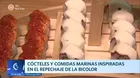 Cócteles y comidas marinas insipiradas en el repechaje de la bicolor