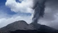 La alerta naranja, sin embargo, se mantiene en el volcán. Foto: Difusión