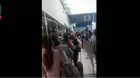 Colapso del servicio del Metropolitano en Estación Central