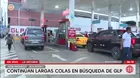 Colas por GLP en grifo de La Victoria superan los 60 autos