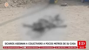 Colectivero de 43 años asesinado frente a su casa en Huacho