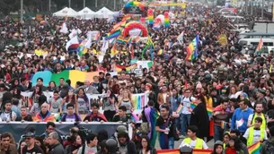 Manifestación del colectivo Marcha del Orgullo se realizará el jueves 27 de junio. Foto referencial: El Comercio / Lino Chipana