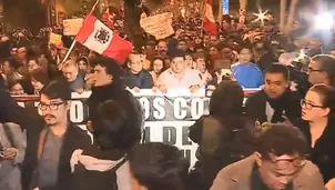 Marcha contra la corrupción.