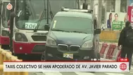 Colectivos informales invaden la avenida Javier Prado
