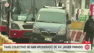 Colectivos informales invaden la avenida Javier Prado. Foto y video: América Noticias