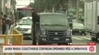 Colectivos operan en avenida Javier Prado pese a operativos