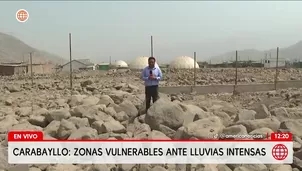 Colegio de Carabayllo está en peligro por huaico. Foto y video: América Noticias