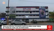 Colegios particulares son extorsionados