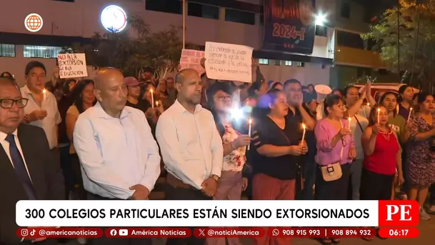 Colegios particulares son extorsionados. Foto: América Noticias Colegios particulares son extorsionados. Foto: América Noticias