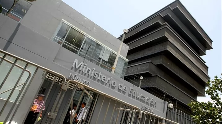 Ministerio de Educación. Foto: Andina Ministerio de Educación. Foto: Andina