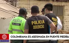 Colombiana fue asesinada en Puente Piedra - Noticias de colombiano