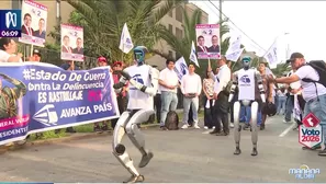 Color, tecnología y reclamos en previa del debate presidencial. Foto y video: Canal N