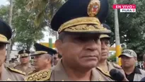 Víctor Zanabria, comandante general de la PNP. Video: Canal N