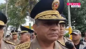 Víctor Zanabria, comandante general de la PNP. Video: Canal N