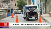 Comas: acribillan a sujeto dentro de su mototaxi