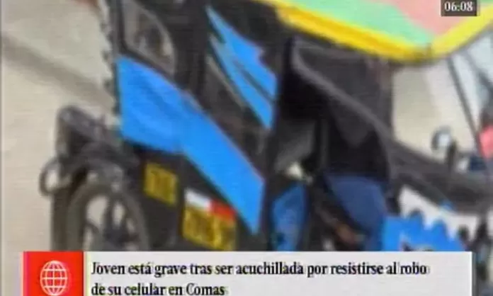Comas: acuchillan a joven por resistirse al robo de su celular ...