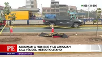 Asesinato en Comas. Foto y video: América Noticias