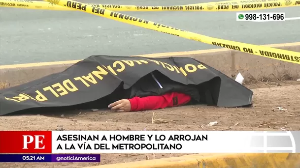 Asesinato en Comas. Foto: América Noticias