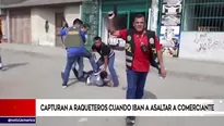 Tras un intercambio de disparos por parte de los delincuentes y la Policía 