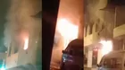 Comas: Balón de gas explotó durante incendio