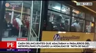 Comas: Caen delincuentes que asaltaban a pasajeros en el Metropolitano