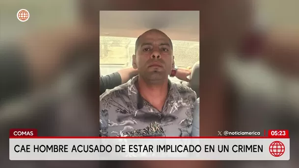 Capturan en Comas a hombre buscado en Chile por presunto homicidio. Foto: América Noticias