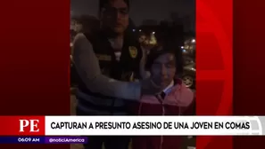 Capturan a asesino de joven en Comas. América Noticias