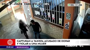 Taxista dopó y violó a mujer. Foto y video: América Noticias