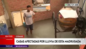 Lluvia en Lima activó quebradas. Foto y video: América Noticias