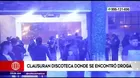 Comas: Clausuran discoteca donde se encontró droga