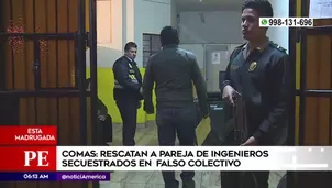 Delincuente fue abatido en Comas. América Noticias