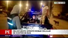 Comas: Delincuente intentó robar un celular a chofer del Metropolitano