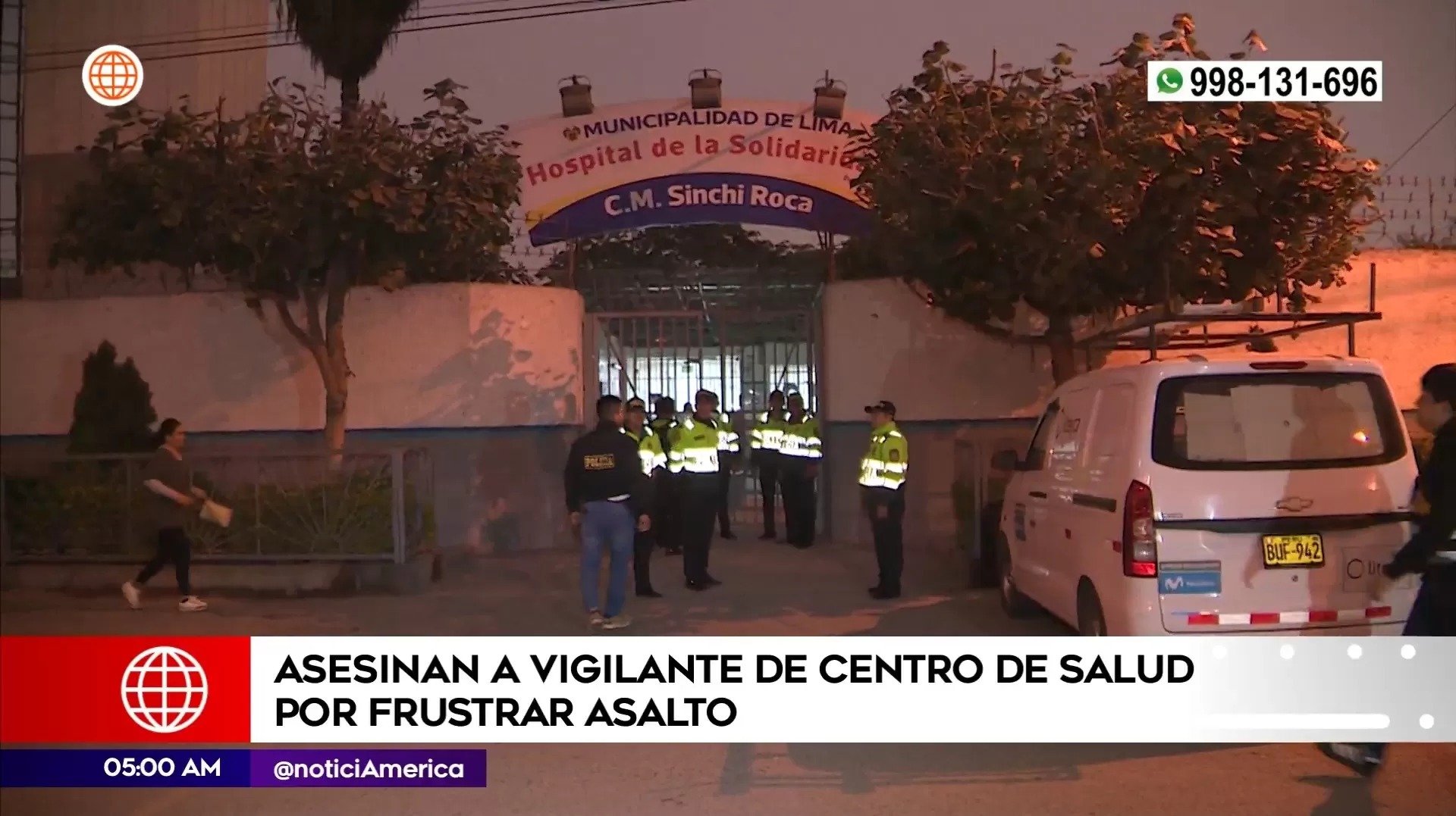 Asesinato en Comas. Foto: América Noticias