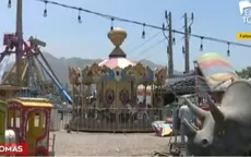 Comas: desalojan juegos mecánicos instalados en terreno municipal - Noticias de clara-chia-marti