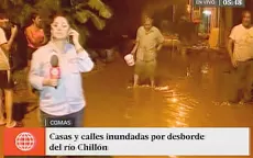 Comas: desborde del río Chillón inundó varias casas y calles - Noticias de rio-chillon