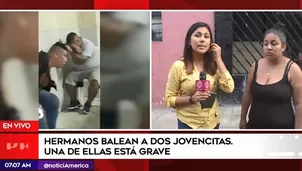 Mujeres fueron baleadas en Comas.