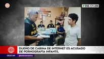 Operativo contra la pornografía infantil en Comas. Foto y video: América Noticias