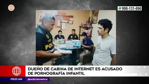 Operativo contra la pornografía infantil en Comas. Foto y video: América Noticias