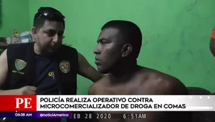 Operativo antodrogas en Comas. América Noticias