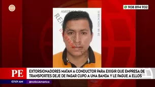 Víctima fue identificada como Rutnman Berrios Pajuelo. América Noticias