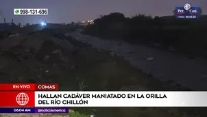 Encuentran cadáver en Comas. Foto y video: América Noticias