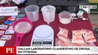 Comas: Hallan laboratorio clandestino de droga en vivienda