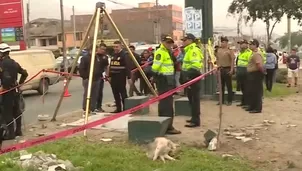 El agujero tiene aproximadamente 7 metros de profundidad. / Video: Canal N