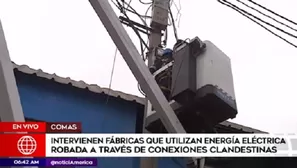 Ocurrió en Comas. Foto: América TV