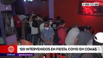 Intervienen a más de 120 personas en Comas.