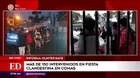 Comas: Más de 150 personas fueron intervenidas en una fiesta clandestina